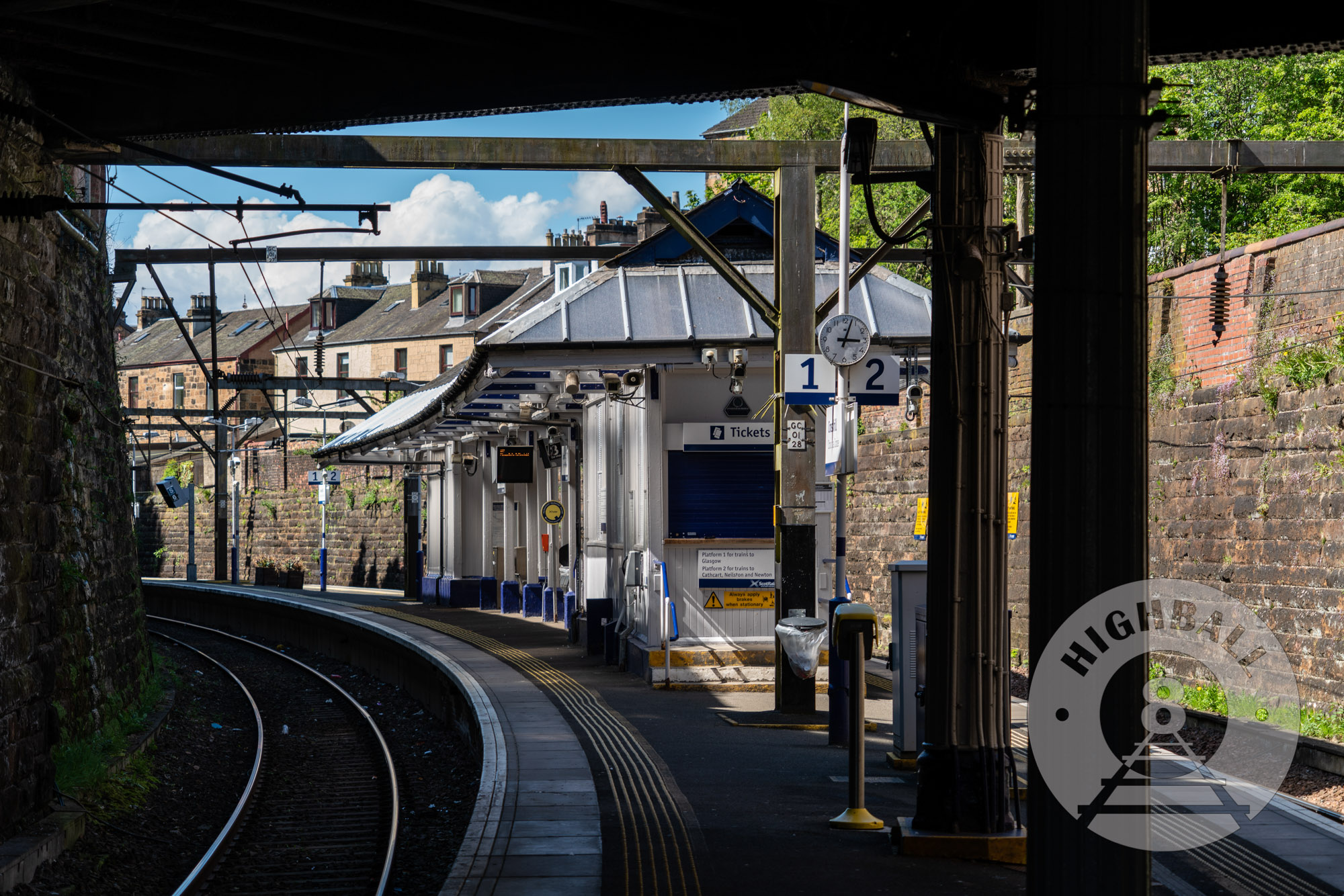 Crosshill Station, Glasgow, Scotland, UK, 2018.