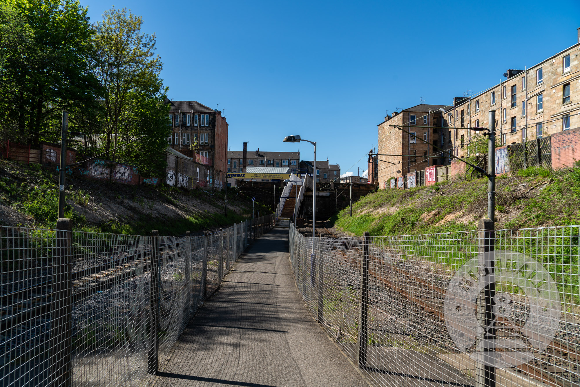 Queens Park Station, Queen's Park, Glasgow, Scotland, UK, 2018.