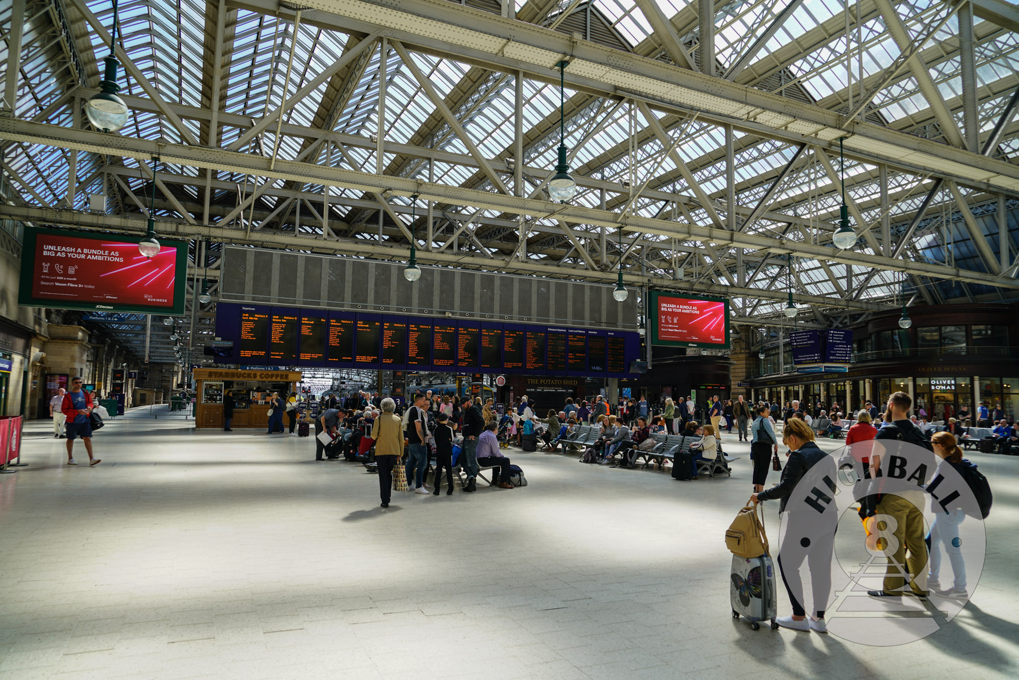 Glasgow Central Station, Glasgow, Scotland, UK, 2018.