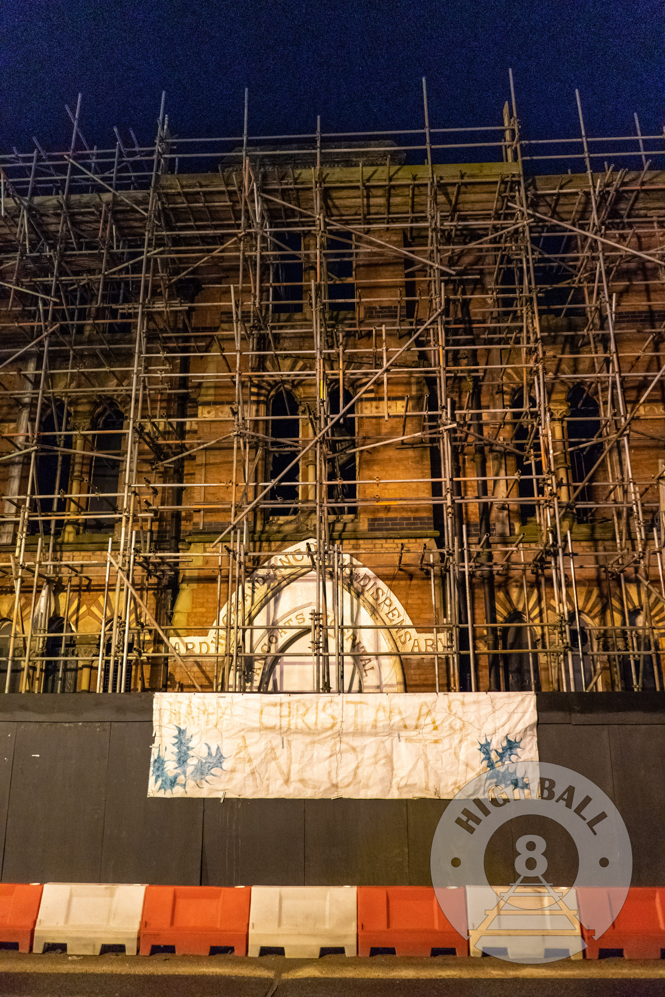 Facade of the Ancoats Dispensary, Ancoats, Manchester, UK, 2018.