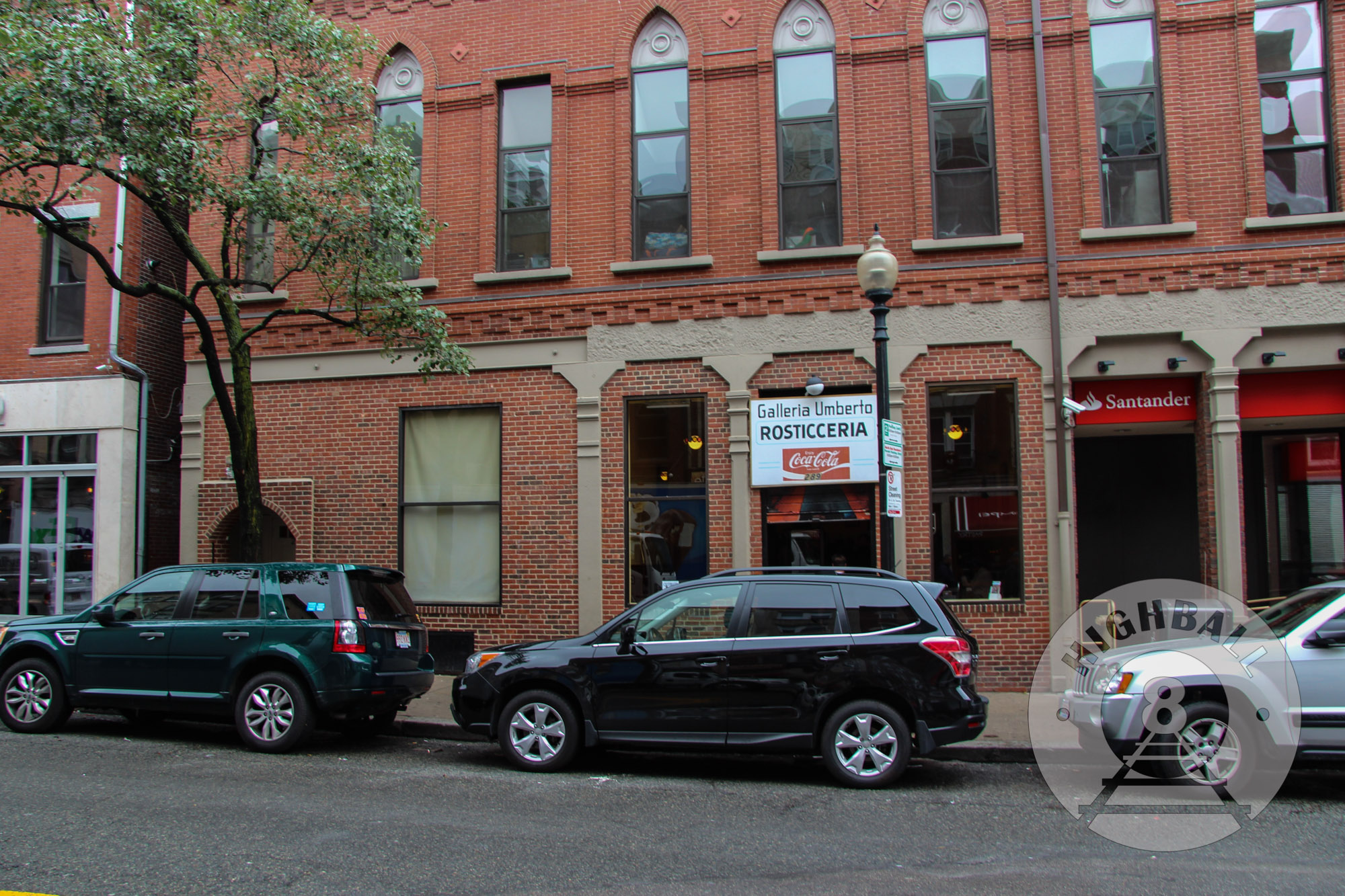 Galleria Umberto in the North End, Boston, Massachusetts, USA, 2014.