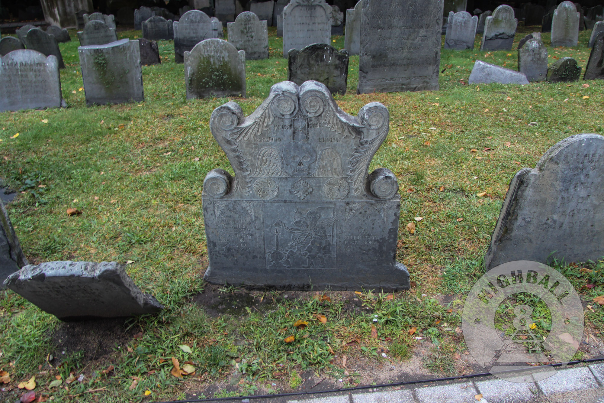 Granary Burying Ground, Boston, Massachusetts, USA, 2014.