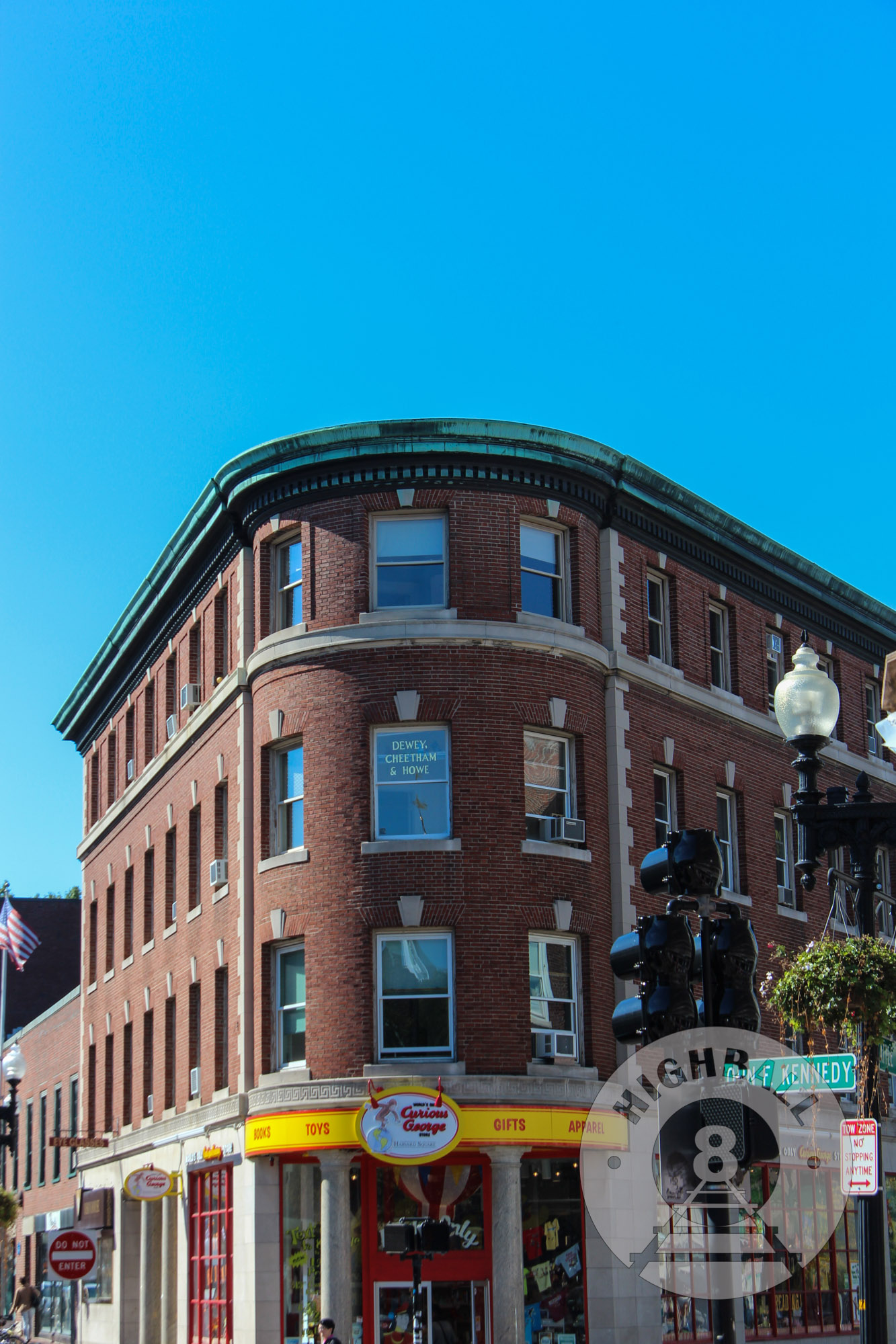 The Law Offices of Dewey, Cheatham, and Howe, aka One Cartalk Plaza - it really exists! Harvard Square, Cambridge, Massachusetts, USA, 2014.