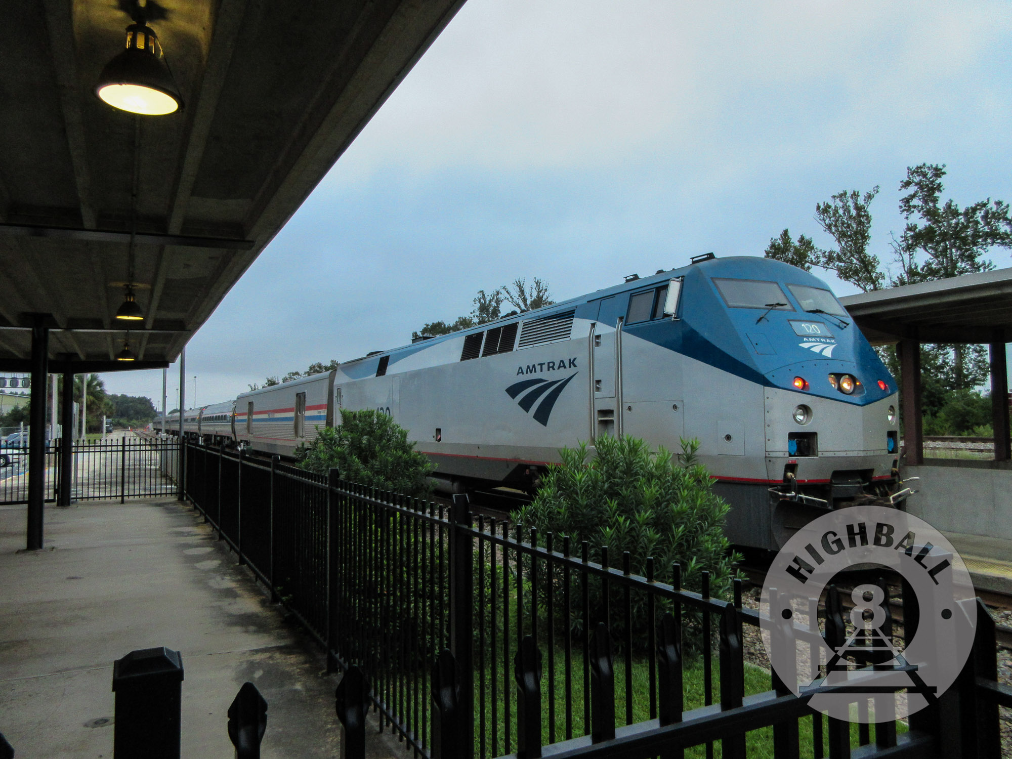 The Amtrak Palmetto at Savannah Station, Savannah, Georgia, USA, 2015.