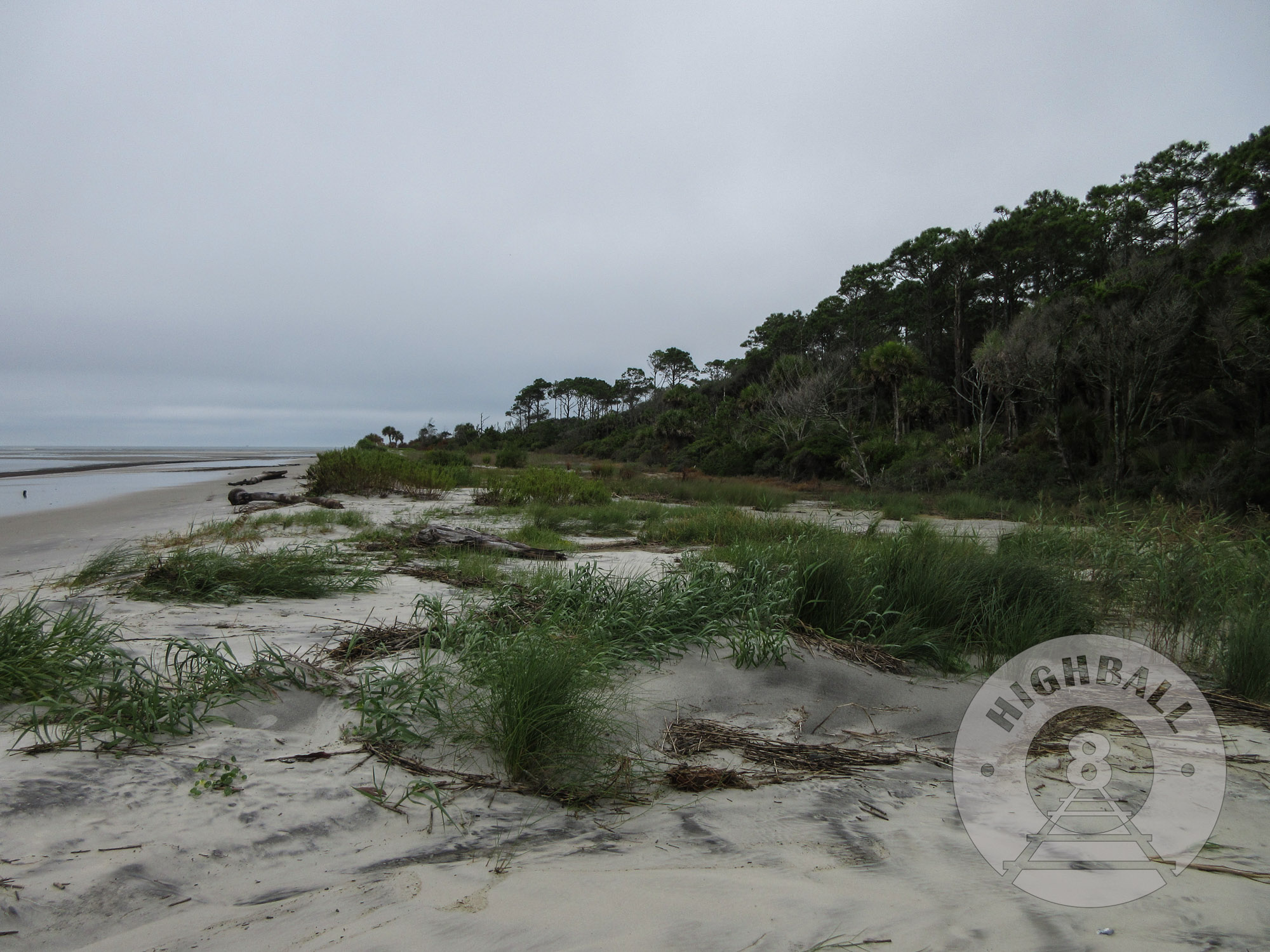 Beaches along the Tybee Creek, Tybee Island, Georgia, USA, 2015.