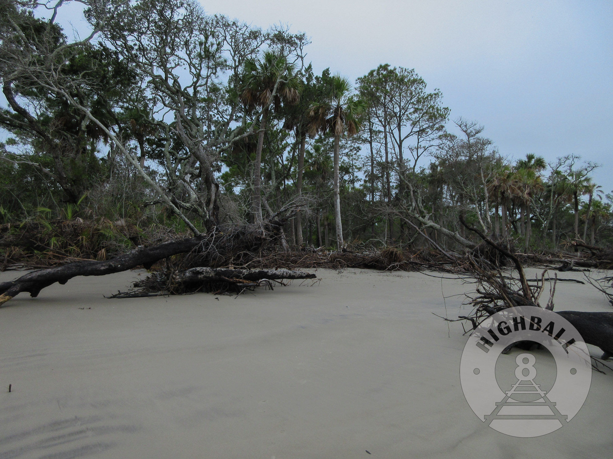 Beaches along the Tybee Creek, Tybee Island, Georgia, USA, 2015.