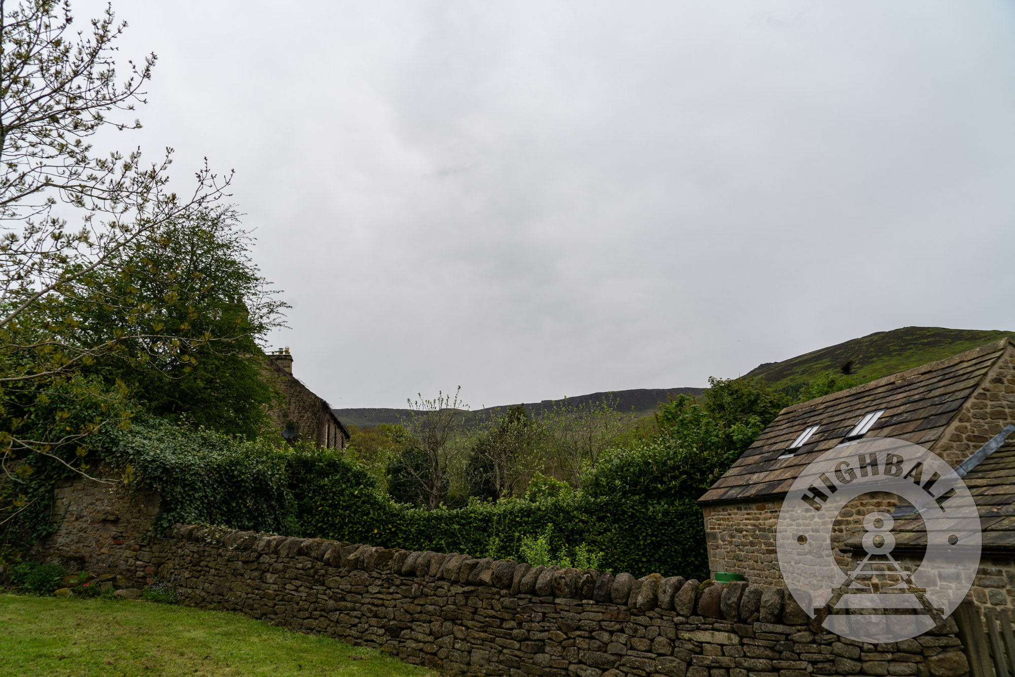 Scenery at Edale village and the start of the Pennine Way, Peak District, Derbyshire, England, UK, 2018.