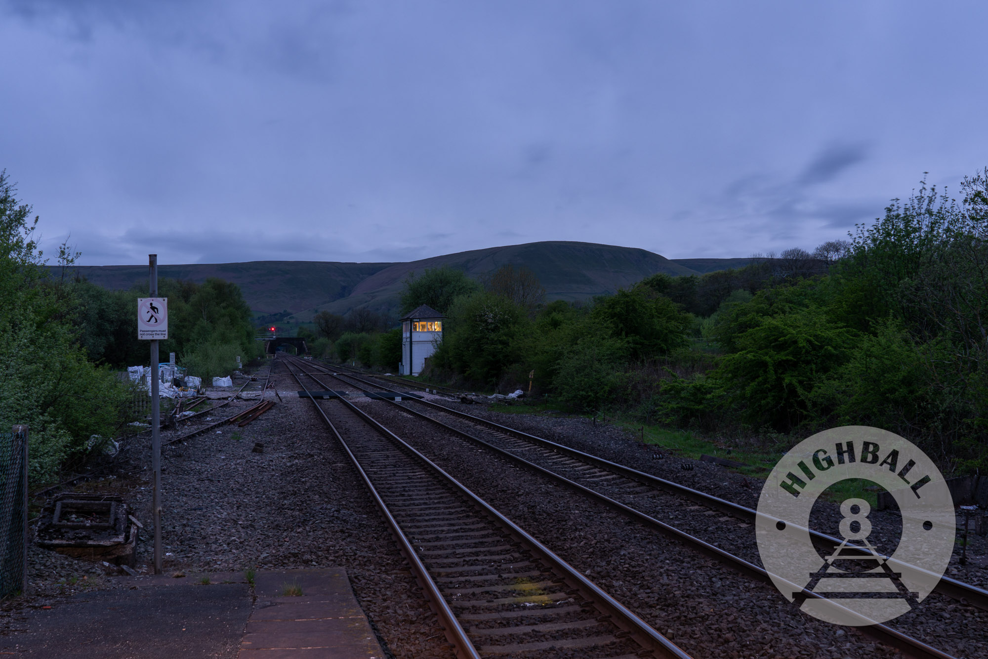 Signal box near Edale Station, Peak District, Derbyshire, England, UK, 2018.