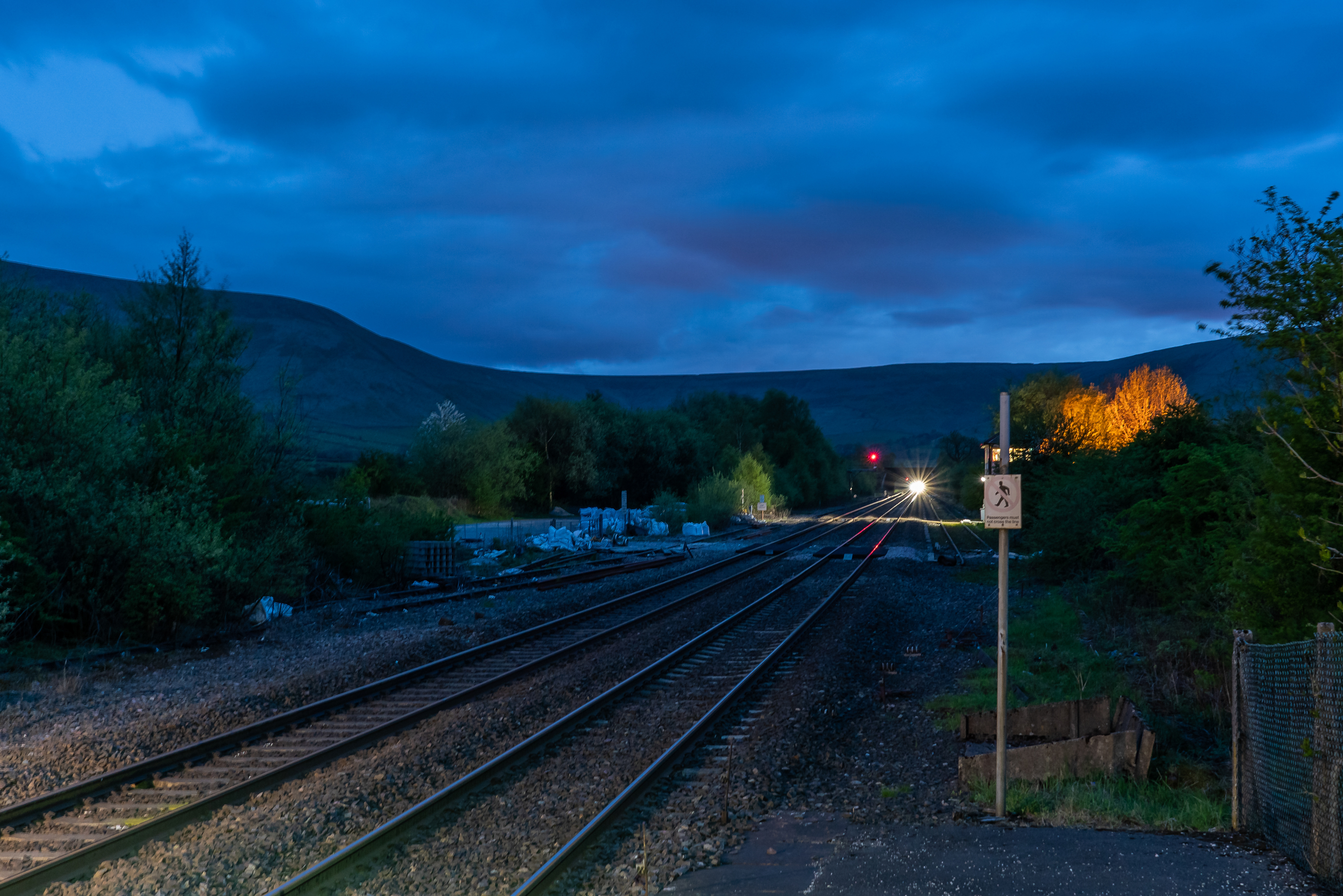 Edale Station, Peak District, Derbyshire, England, UK, 2018.