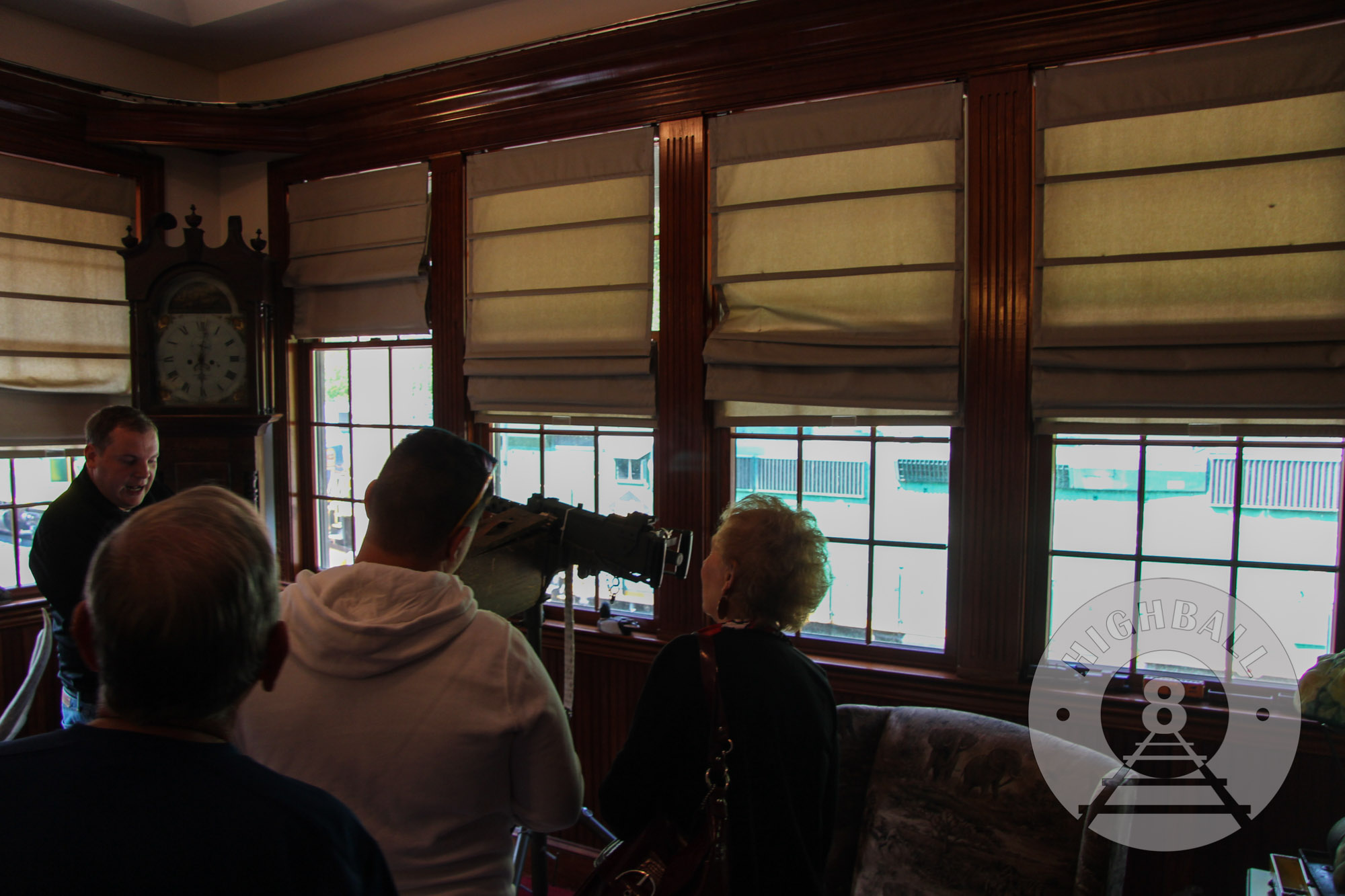 Inside the boardroom of the Reading Blue Mountain & Northern Railroad's corporate headquarters, Port Clinton, Pennsylvania, USA, 2015.