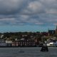 View of Portland from Bug Light Lighthouse, South Portland, Maine, USA, 2014.