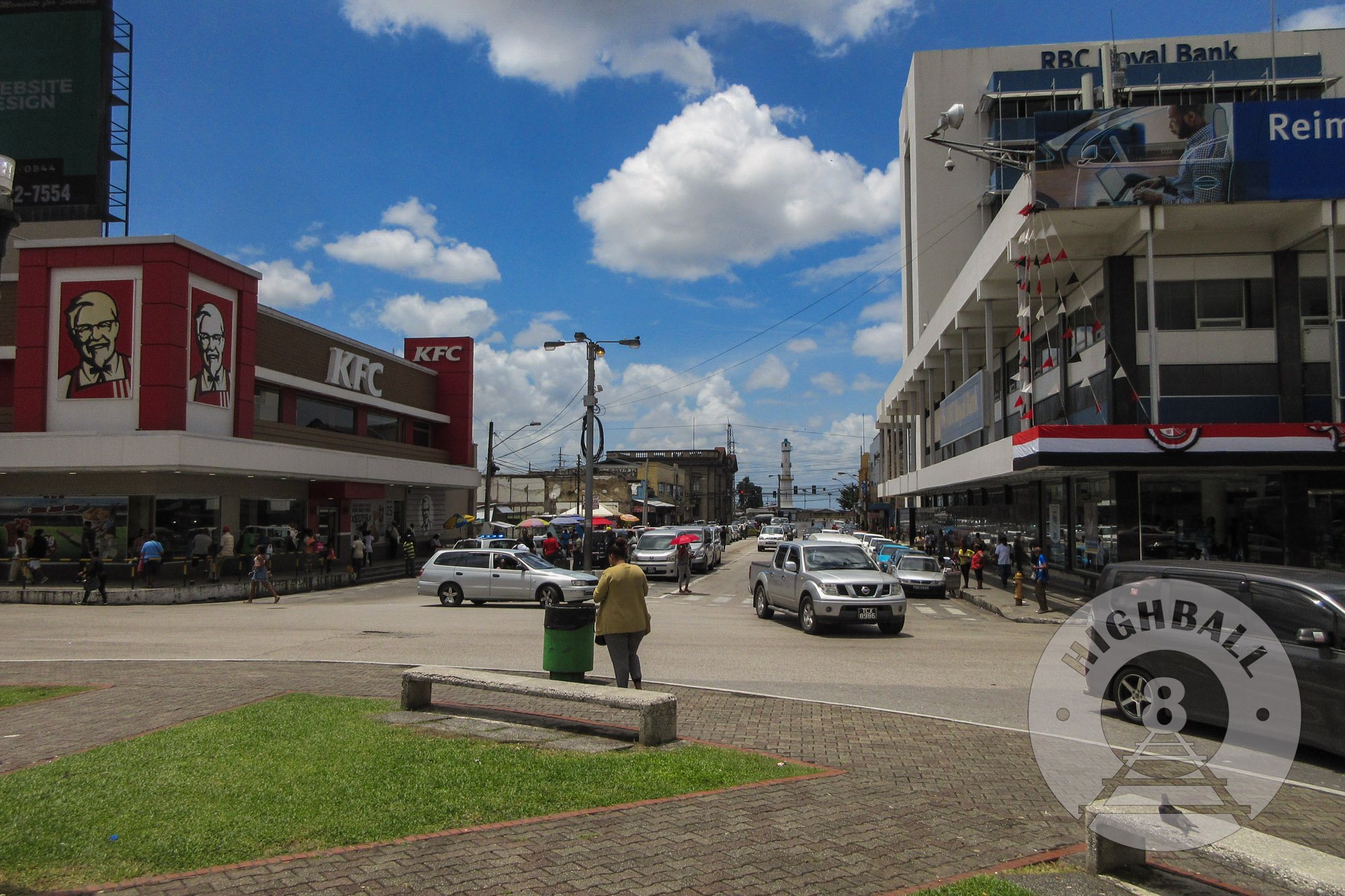 "The world's busiest Kentucky Fried Chicken" (allegedly), Independence Square, Port of Spain, Trinidad & Tobago, 2018.