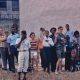 Mourners along the route of RFK's funeral train in June 1968. From the Paul Fusco/LOOK Magazine Collection at the Library of Congress.