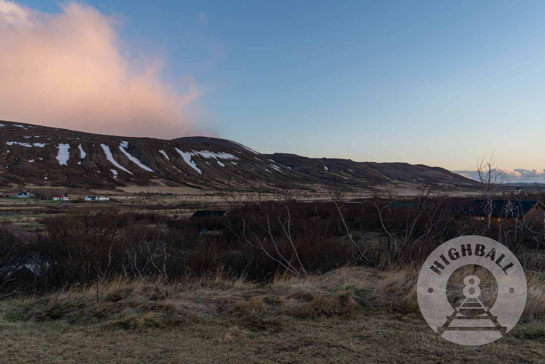 Sunset, Husafell, Iceland, 2018.