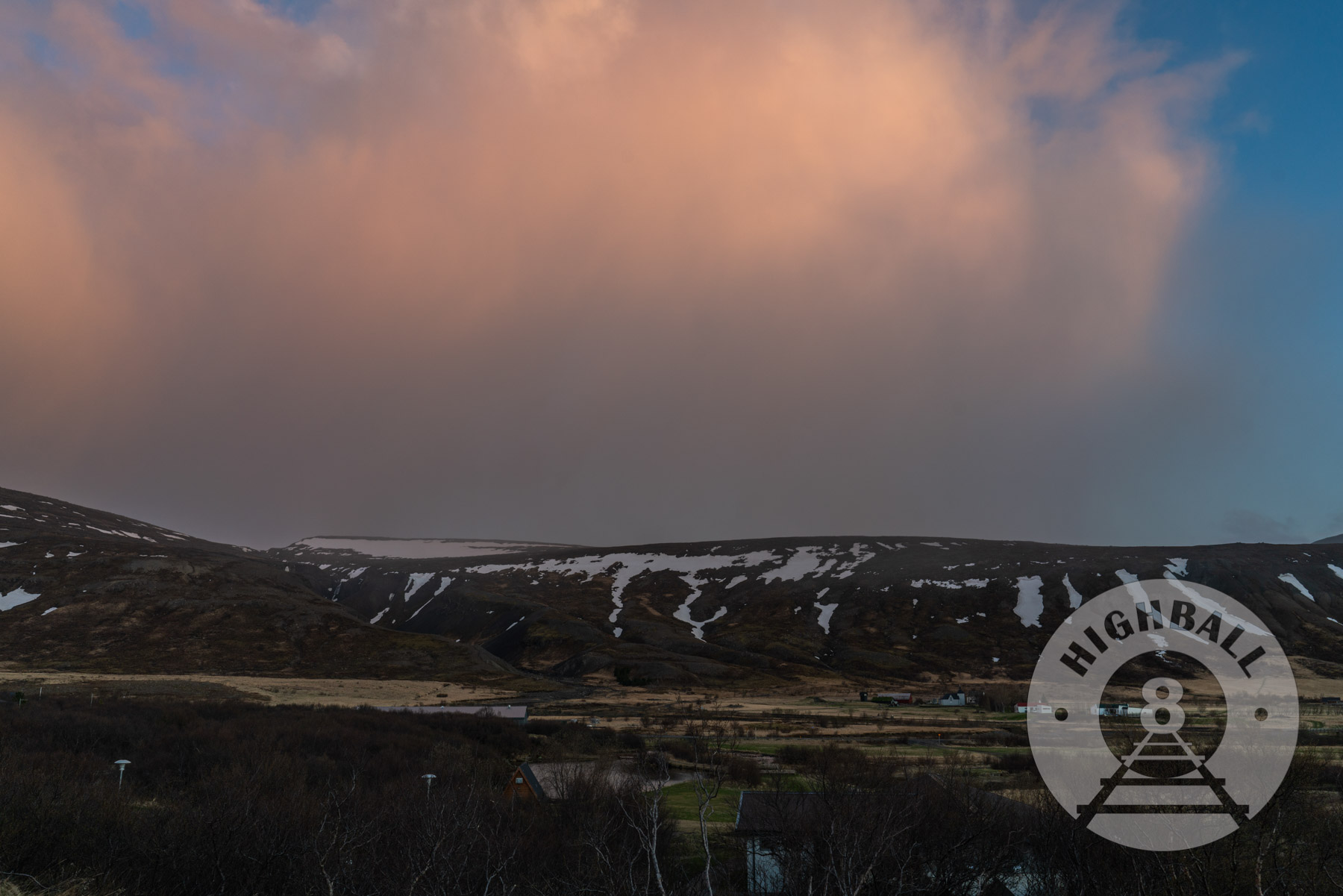 Sunset, Husafell, Iceland, 2018.