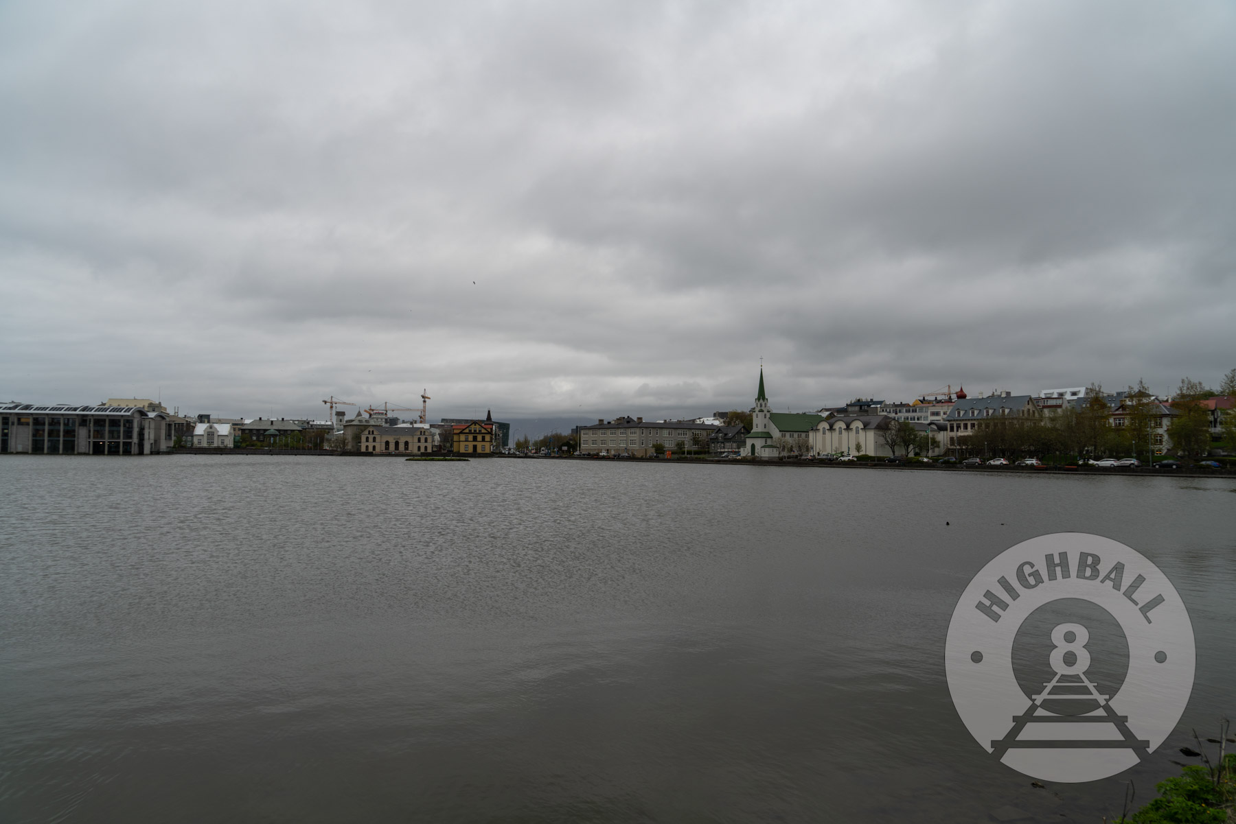 Lake Tjornin, Reykjavik, Iceland, 2018.