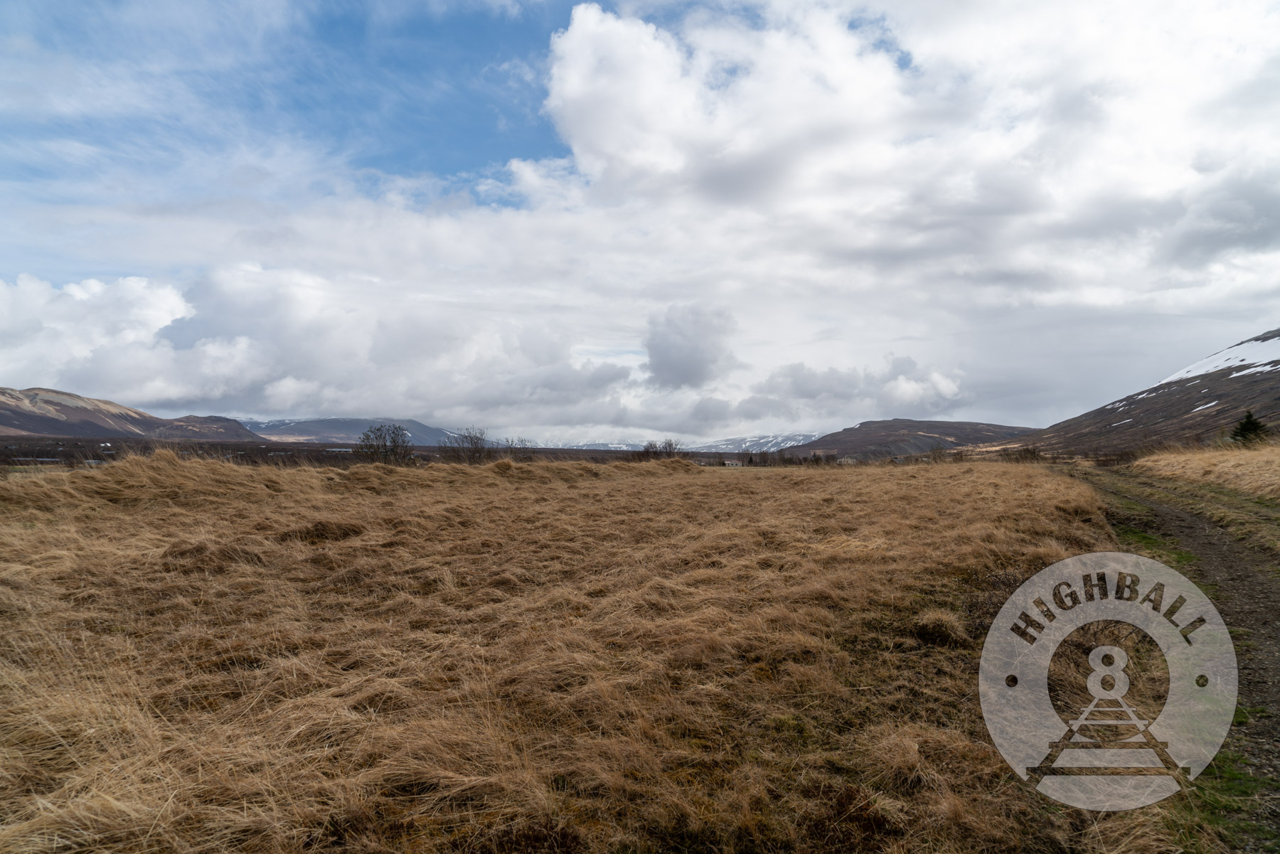 Landscape near Hraunfossar Falls, Husafell, Iceland, 2018.